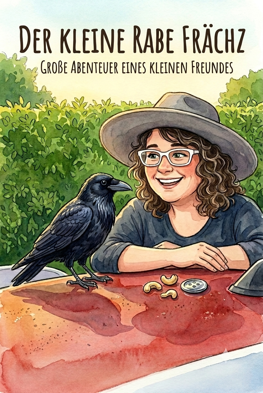 Buchcover: Der kleine Rabe Frächz – Große Abenteuer eines kleinen Freundes